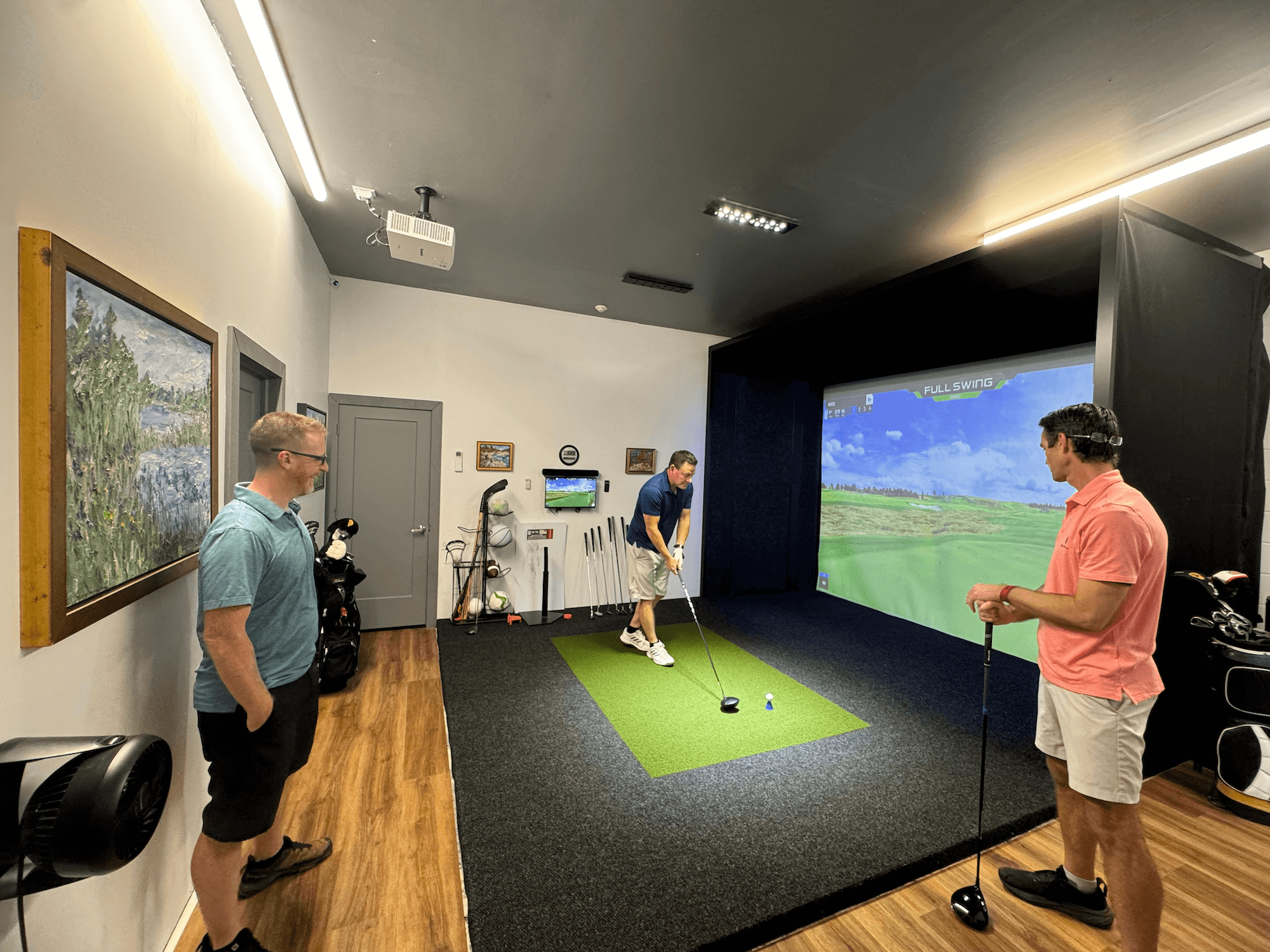 Curated visual reference: Private Golf Simulator And Multi Sport Training Photo Inspiration